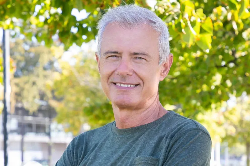 age-spots mature-man-smiling